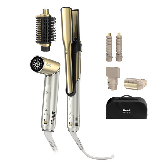 Shark Glam Ceramic & Air Styling and Drying System with FrizzFighter HD6051SUK