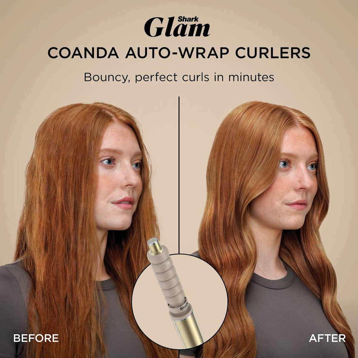 Shark Glam Ceramic & Air Styling and Drying System with FrizzFighter HD6051SUK