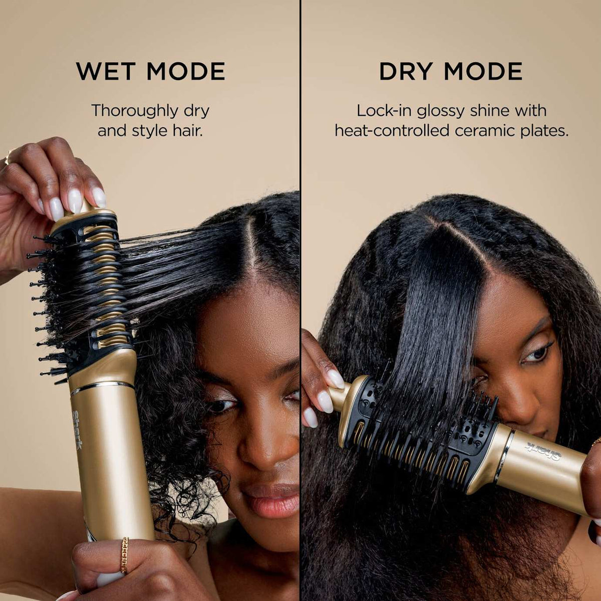 Shark Glam Ceramic & Air Styling and Drying System with FrizzFighter HD6051SUK
