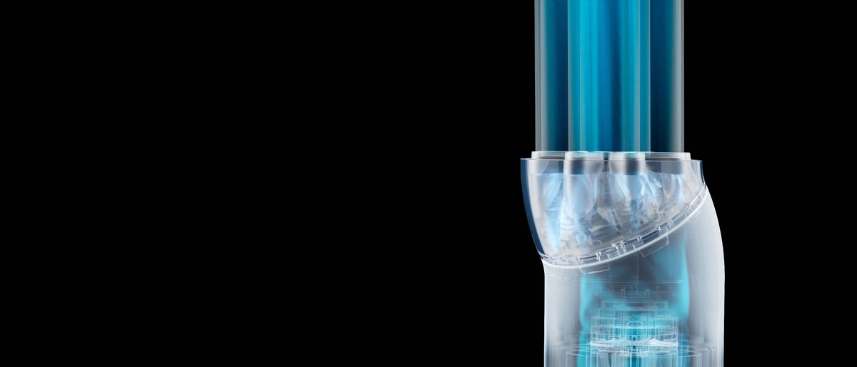 Unique HushJet™ air projection. Powerful. Quiet. Fast evaporative cooling.